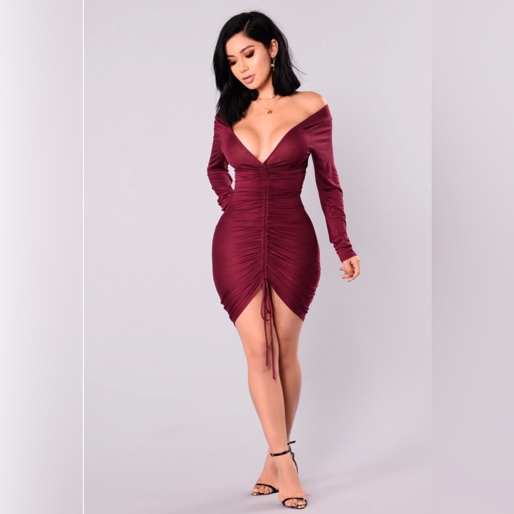 COPY - Fashion Nova drawstring dress
